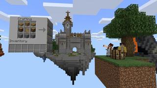 Screenshot of the Minecraft Bedrock Marketplace product Craftable Skyblock created by Cubed Creations.