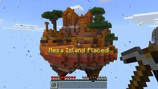 Screenshot of the Minecraft Bedrock Marketplace product Craftable Skyblock created by Cubed Creations.