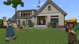 Screenshot of the Minecraft Bedrock Marketplace product Craftable Villas created by Cubed Creations.