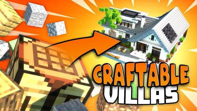 Thumbnail of the Minecraft Bedrock Marketplace product Craftable Villas created by Cubed Creations.