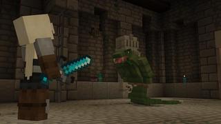 Screenshot of the Minecraft Bedrock Marketplace product Custom Hearts created by Cubed Creations.