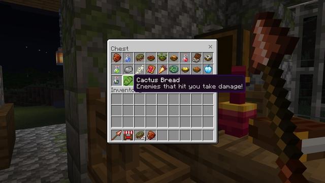 Screenshot of the Minecraft Bedrock Marketplace product Custom Hunger created by Cubed Creations.