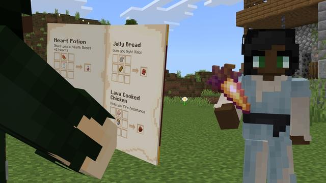 Screenshot of the Minecraft Bedrock Marketplace product Custom Hunger created by Cubed Creations.