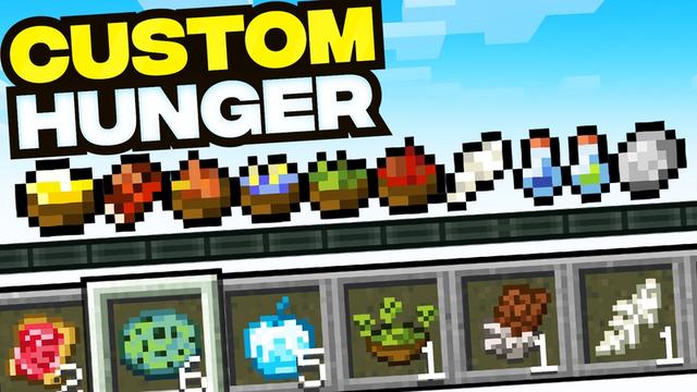 Thumbnail of the Minecraft Bedrock Marketplace product Custom Hunger created by Cubed Creations.