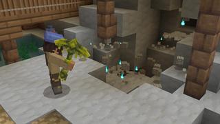 Screenshot of the Minecraft Bedrock Marketplace product Picos personalizados created by Cubed Creations.