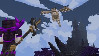 Screenshot of the Minecraft Bedrock Marketplace product Demon Weapons created by Cubed Creations.