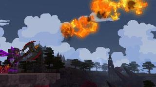 Screenshot of the Minecraft Bedrock Marketplace product Demon Weapons created by Cubed Creations.