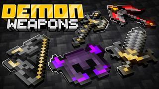 Thumbnail of the Minecraft Bedrock Marketplace product Demon Weapons created by Cubed Creations.