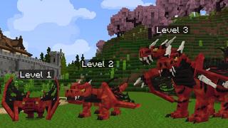 Screenshot of the Minecraft Bedrock Marketplace product Dragon Evolve created by Cubed Creations.