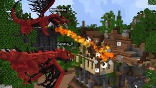 Screenshot of the Minecraft Bedrock Marketplace product Dragon Evolve created by Cubed Creations.