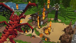 Screenshot of the Minecraft Bedrock Marketplace product Dragon Evolve created by Cubed Creations.