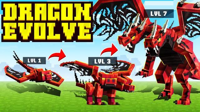 Thumbnail of the Minecraft Bedrock Marketplace product Dragon Evolve created by Cubed Creations.