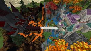 Screenshot of the Minecraft Bedrock Marketplace product Dream & Nightmare created by Cubed Creations.