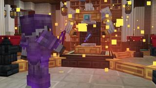 Screenshot of the Minecraft Bedrock Marketplace product Enchantments++ created by Cubed Creations.