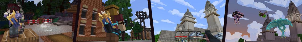 Panorama of the Minecraft Bedrock Marketplace product Epic Bows created by Cubed Creations.