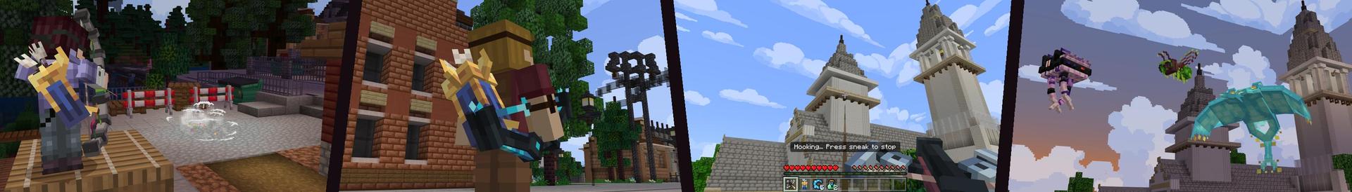 Panorama of the Minecraft Bedrock Marketplace product Epic Bows created by Cubed Creations.