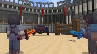 Screenshot of the Minecraft Bedrock Marketplace product ESCAPE FROM DANGER! created by Cubed Creations.
