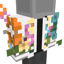 Thumbnail of the Minecraft Bedrock Marketplace product Flower Jacket created by Cubed Creations.