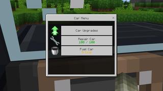 Screenshot of the Minecraft Bedrock Marketplace product Flying Car created by Cubed Creations.