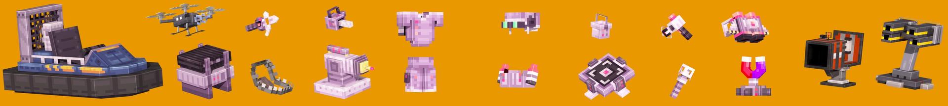 Panorama of the Minecraft Bedrock Marketplace product Gadgets created by Cubed Creations.