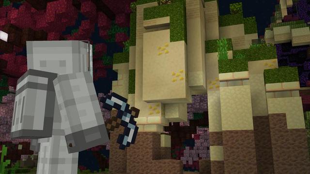 Screenshot of the Minecraft Bedrock Marketplace product Galaxy Craft created by Cubed Creations.
