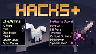 Thumbnail of the Minecraft Bedrock Marketplace product HACKS+ created by Cubed Creations.