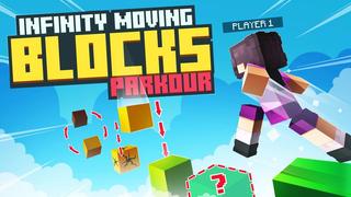 Thumbnail of the Minecraft Bedrock Marketplace product Infinity Moving Blocks Parkour created by Cubed Creations.