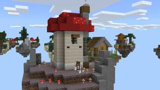 Screenshot of the Minecraft Bedrock Marketplace product Infinity Skyblock Collectors created by Cubed Creations.