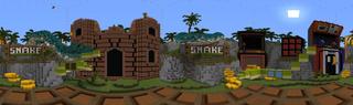 Panorama of the Minecraft Bedrock Marketplace product Infinity Snake Parkour created by Cubed Creations.