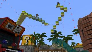 Screenshot of the Minecraft Bedrock Marketplace product Infinity Snake Parkour created by Cubed Creations.
