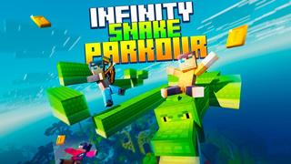 Thumbnail of the Minecraft Bedrock Marketplace product Infinity Snake Parkour created by Cubed Creations.