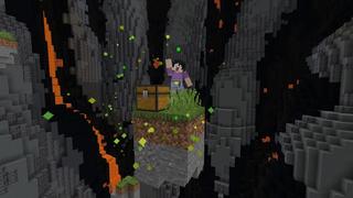 Screenshot of the Minecraft Bedrock Marketplace product Lava Escape created by Cubed Creations.