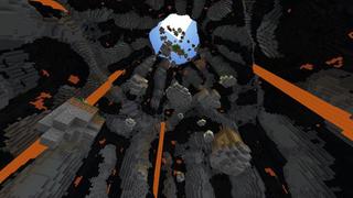 Screenshot of the Minecraft Bedrock Marketplace product Lava Escape created by Cubed Creations.