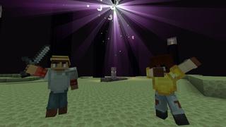 Screenshot of the Minecraft Bedrock Marketplace product Lava Escape created by Cubed Creations.