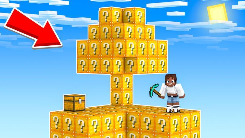 Lucky Block Skyblock by Cubed Creations | CHUNK - Minecraft Bedrock ...