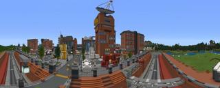 Panorama of the Minecraft Bedrock Marketplace product Lucky Blocks created by Cubed Creations.