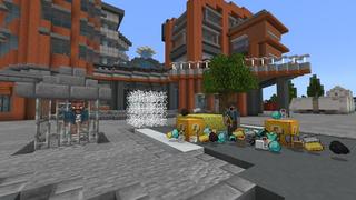 Screenshot of the Minecraft Bedrock Marketplace product Lucky Blocks created by Cubed Creations.