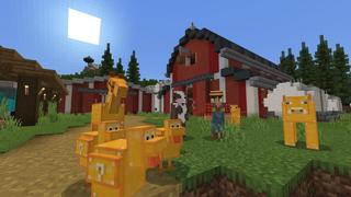 Screenshot of the Minecraft Bedrock Marketplace product Lucky Mobs created by Cubed Creations.
