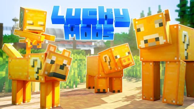 Thumbnail of the Minecraft Bedrock Marketplace product Lucky Mobs created by Cubed Creations.