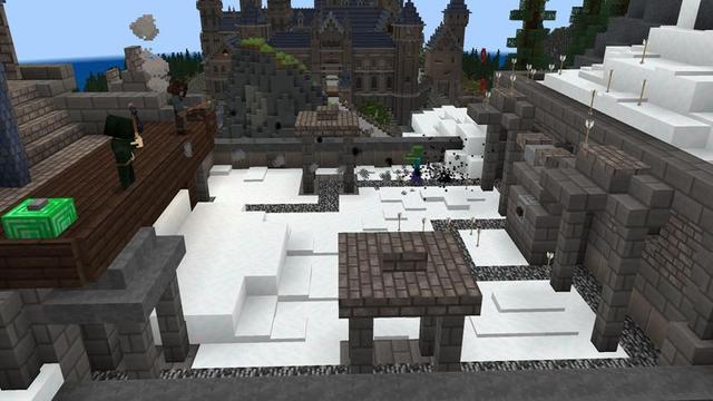 Screenshot of the Minecraft Bedrock Marketplace product Magic Wands (Castle & Dragons) created by Cubed Creations.
