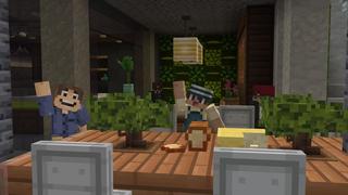 Screenshot of the Minecraft Bedrock Marketplace product Mega Mansion created by Cubed Creations.