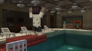 Screenshot of the Minecraft Bedrock Marketplace product Mega Mansion created by Cubed Creations.