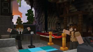 Screenshot of the Minecraft Bedrock Marketplace product Mega Mansion created by Cubed Creations.