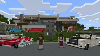 Screenshot of the Minecraft Bedrock Marketplace product Millionaire Summer Mansion created by Cubed Creations.