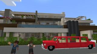 Screenshot of the Minecraft Bedrock Marketplace product Millionaire Summer Mansion created by Cubed Creations.