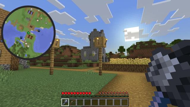 Screenshot of the Minecraft Bedrock Marketplace product Minimap Add-On created by Cubed Creations.