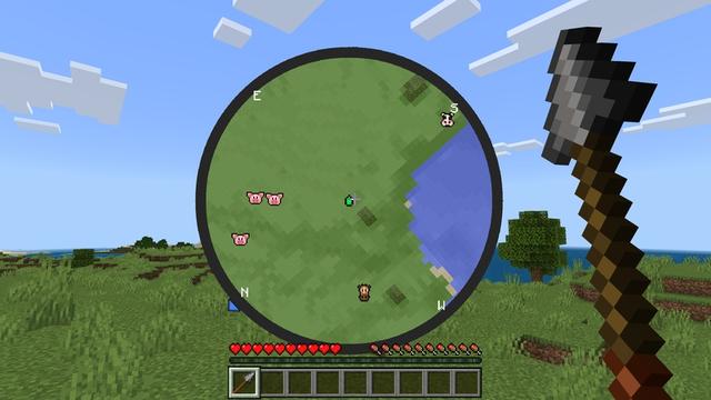 Screenshot of the Minecraft Bedrock Marketplace product Minimap Add-On created by Cubed Creations.