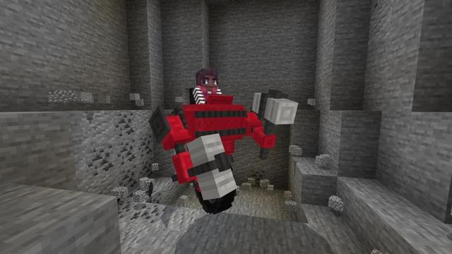 Screenshot of the Minecraft Bedrock Marketplace product Mining Robot Suits created by Cubed Creations.