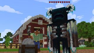 Screenshot of the Minecraft Bedrock Marketplace product Mob + Weapon Fusion created by Cubed Creations.