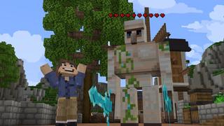 Screenshot of the Minecraft Bedrock Marketplace product Mob + Weapon Fusion created by Cubed Creations.